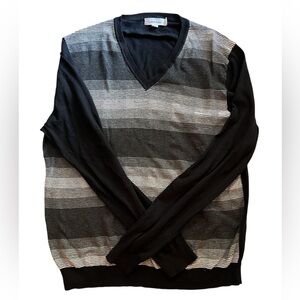 Calvin Klein Black Striped Sweater